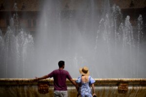 La ola del calor lleva la máxima del país a Ribadavia, en Ourense, con 42,8 grados